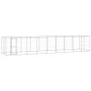 Outdoor Dog Kennel Galvanized Steel 234.4 ft��