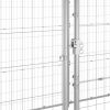 Outdoor Dog Kennel Galvanized Steel 130.2 ft¬≤
