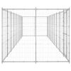 Outdoor Dog Kennel Galvanized Steel 234.4 ft��