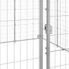 Outdoor Dog Kennel Galvanized Steel 156.3 ft¬≤