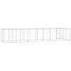 Outdoor Dog Kennel Galvanized Steel 234.4 ft��